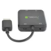 Techly HDMI heliväljundi ekstraktor Stereo/Heli 5.1 kanal 4K 3D IDATA HDMI-VGA8