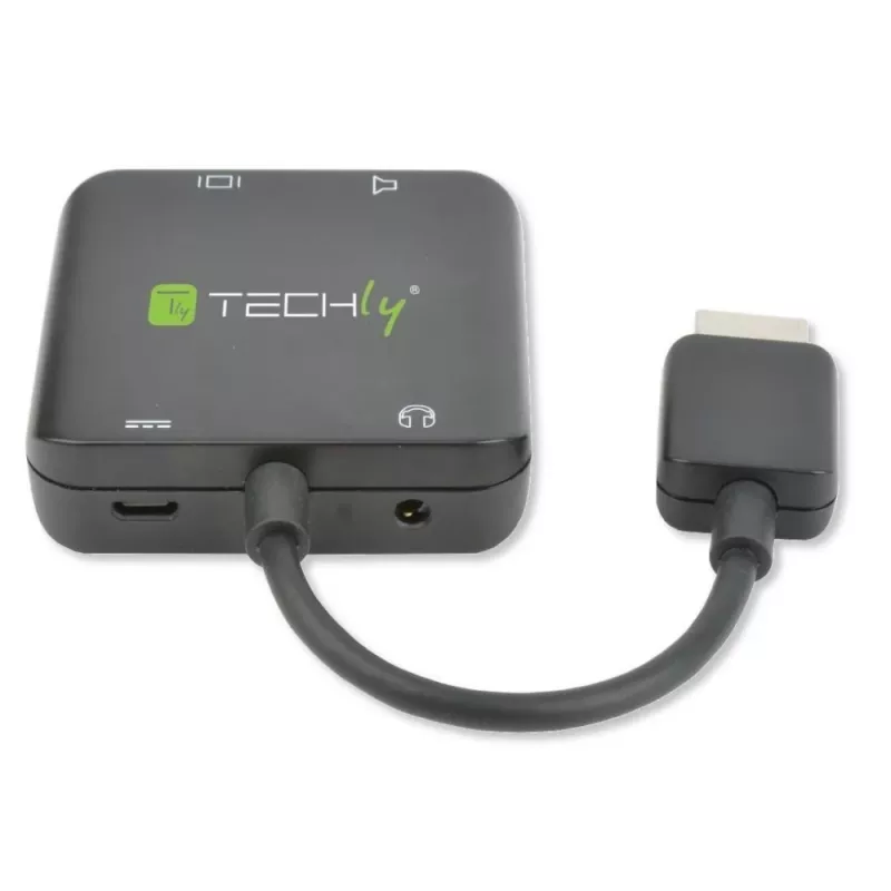 Techly HDMI heliväljundi ekstraktor Stereo/Heli 5.1 kanal 4K 3D IDATA HDMI-VGA8