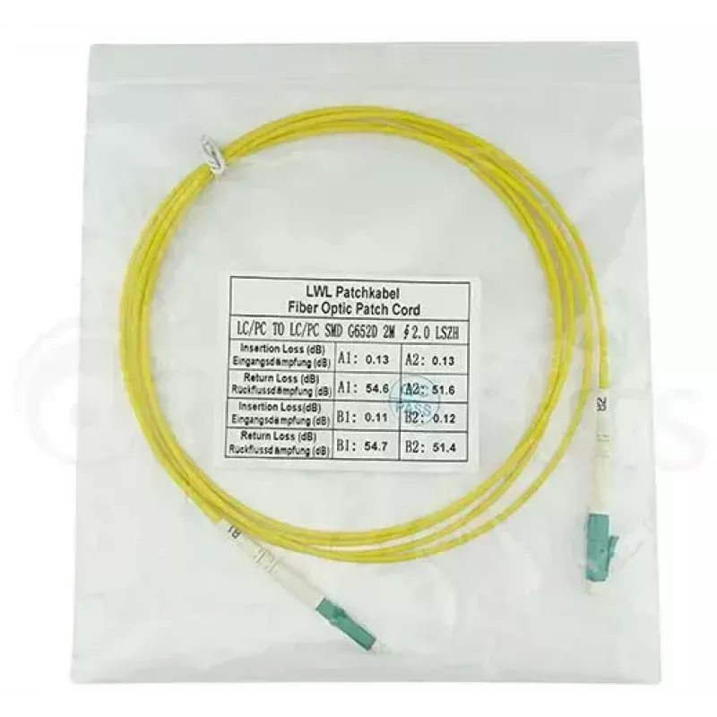BlueOptics SFP2121BU7.5MM InfiniBand fiiberoptiline kaabel 7,5 m LC kollane