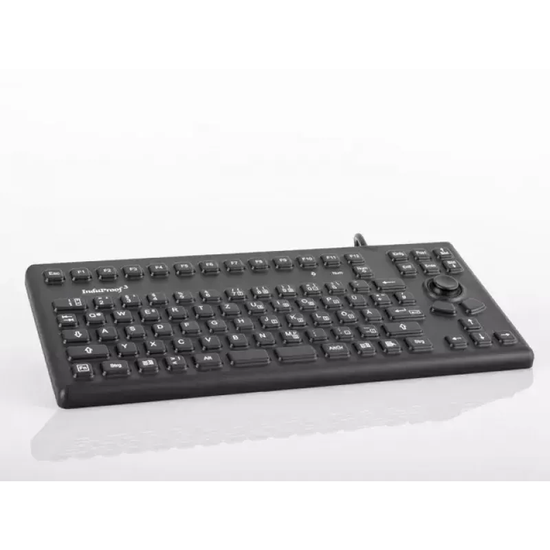 Klaviatuur GETT TKG-086-MB-IP68-Must Tööstuslik USB QWERTZ Saksa