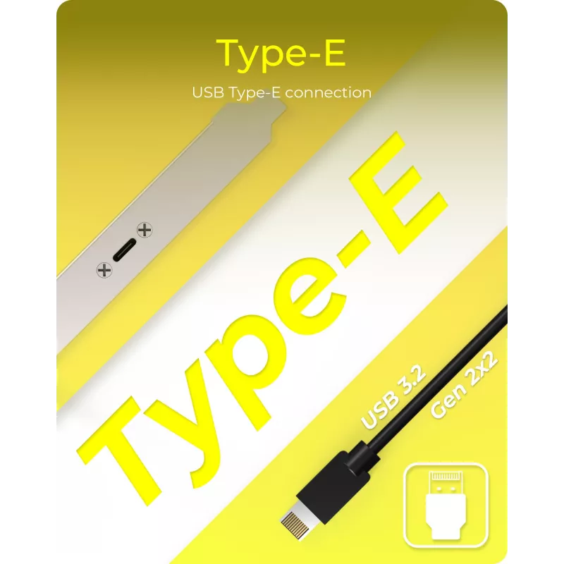 ICY BOX USB USB-C tagapaneel sisemise USB Type-E pistikuga