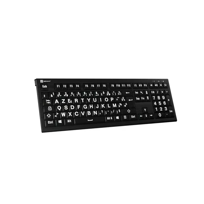 Klaviatuur Logickeyboard LKB-LPWB-A2PC-FR Universal USB AZERTY French Must