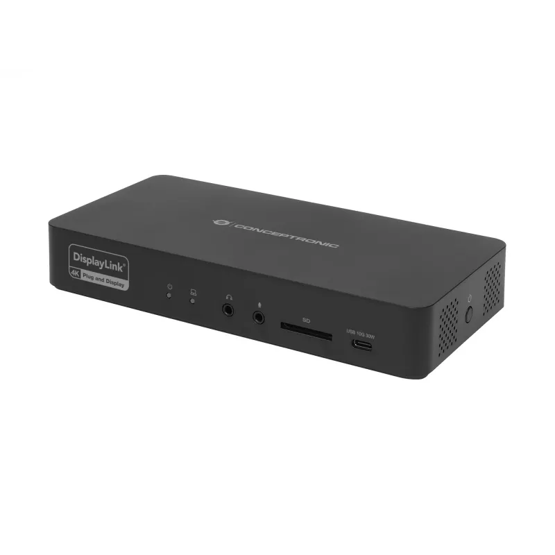Conceptronic DONN31B 17-in-1 DisplayLink dokkimisjaam USB 3.2 Gen 2