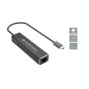 Conceptronic ABBY14B 2.5G Ethernet USB 3.2 Gen 1 adapter USB-jaoturiga, 2.5GbE, USB-A x 2, USB-C x 2