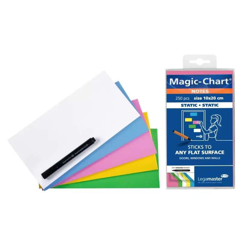 Magic-Chart märkmepaber Legamaster 10x20cm mitmevärviline 250tk