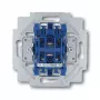 Elektrilüliti 1P Busch-Jaeger 1413-0-0491 — 1-pooluseline, 250 V AC, 10 A, Sinine metallik, 71×71×25 mm