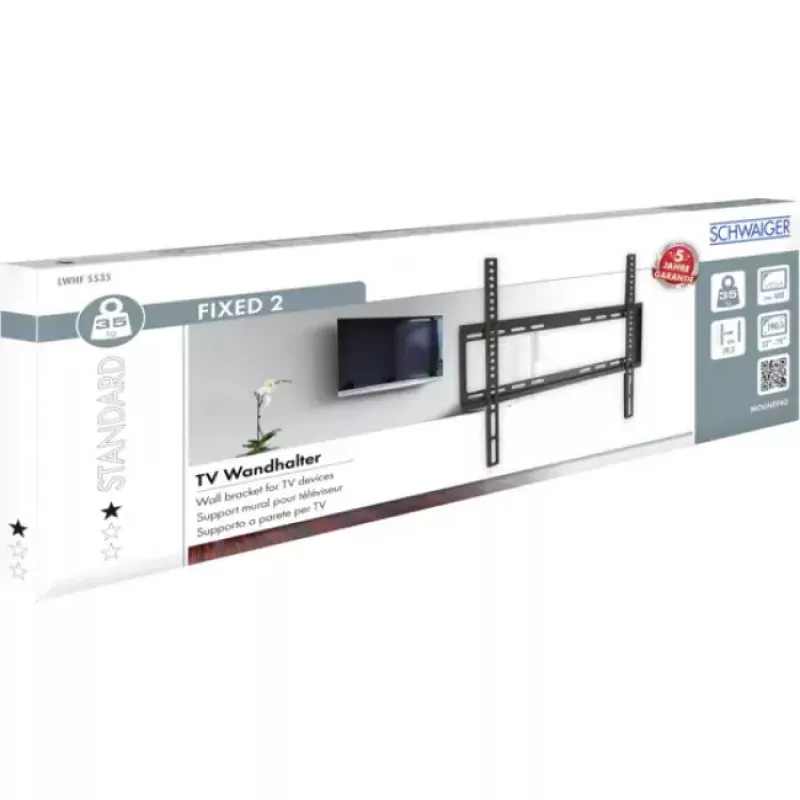 Seinakinnitusklamber Schwaiger LWHF5535 513 Must