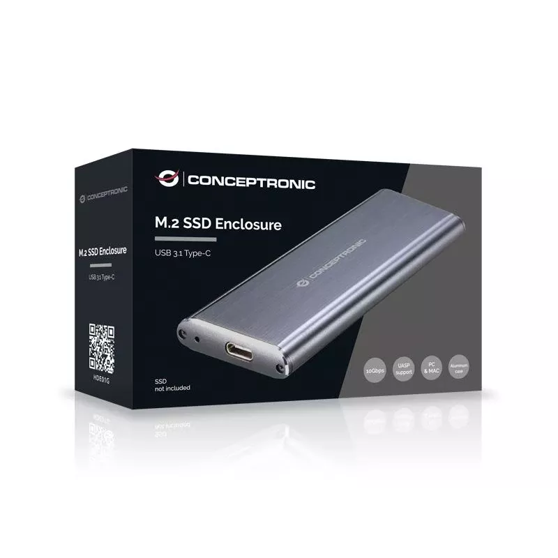 Conceptronic M.2 SSD korpus USB 3.1 USB-C