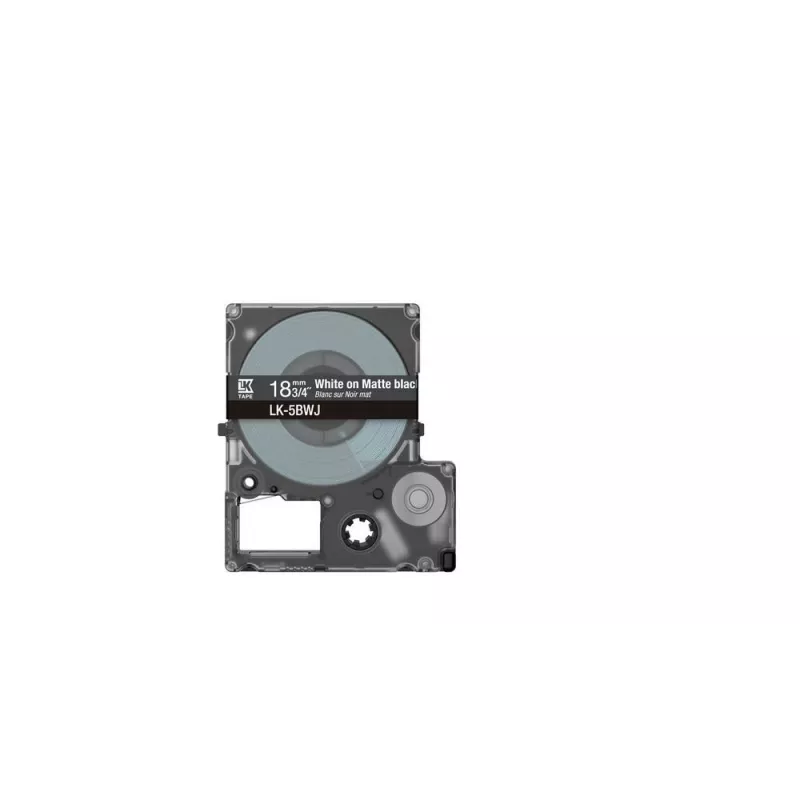 Sildilint Epson LK-5BWJ must valge termosiirdega 1,8 cm