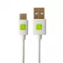 Techly ICOC MUSB20-CMAM20TW USB-kaabel USB 2.0 2 m USB A USB C Valge