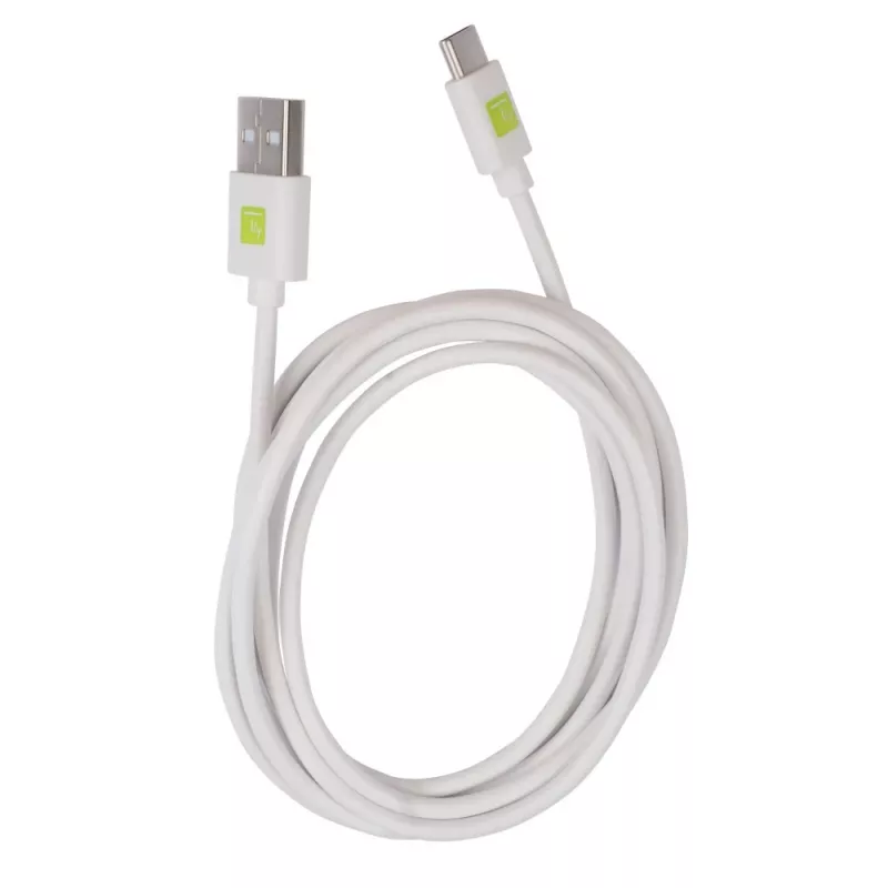 Techly ICOC MUSB20-CMAM20TW USB-kaabel USB 2.0 2 m USB A USB C Valge