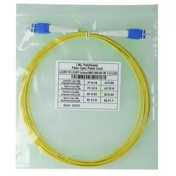 BlueOptics SFP8181BU5MK InfiniBand kiudoptiline kaabel 5m LC Kollane