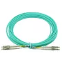 BlueOptics AJ835A InfiniBand fiiberoptiline kaabel 2 m LC Aqua OM3