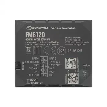 Teltonika FMB120 auto must tolmukindel GPS-jälgija