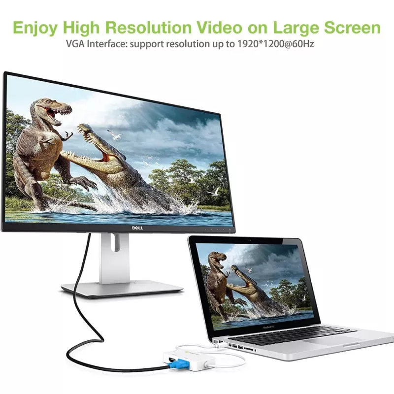 Techly Adapter 3-in-1 Mini DisplayPort (Thunderbolt) HDMI-le / DVI-le / VGA-le IADAP MDP-COMBOF12