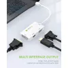 Techly Adapter 3-in-1 Mini DisplayPort (Thunderbolt) HDMI-le / DVI-le / VGA-le IADAP MDP-COMBOF12