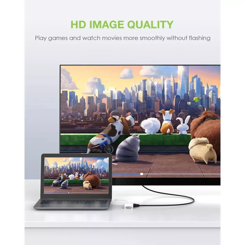 Techly Adapter 3-in-1 Mini DisplayPort (Thunderbolt) HDMI-le / DVI-le / VGA-le IADAP MDP-COMBOF12