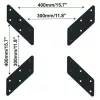 Techly universaalne adapter VESA 200x200 kuni 400x400 must ICA-LCD G11A