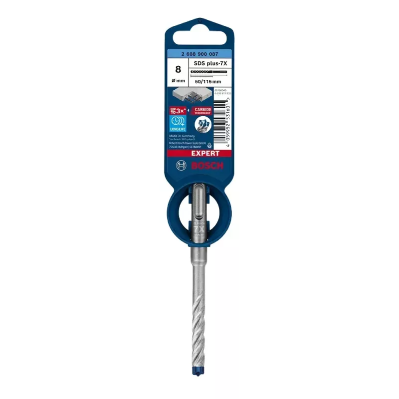 Puuritera Bosch SDS plus-7X 8mm 115mm