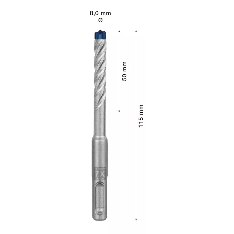 Puuritera Bosch SDS plus-7X 8mm 115mm