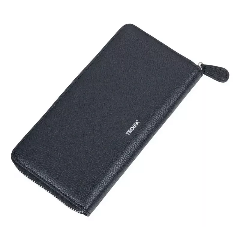 Rahakott TROIKA LADIES SMART WALLET Must kunstnahk 219g