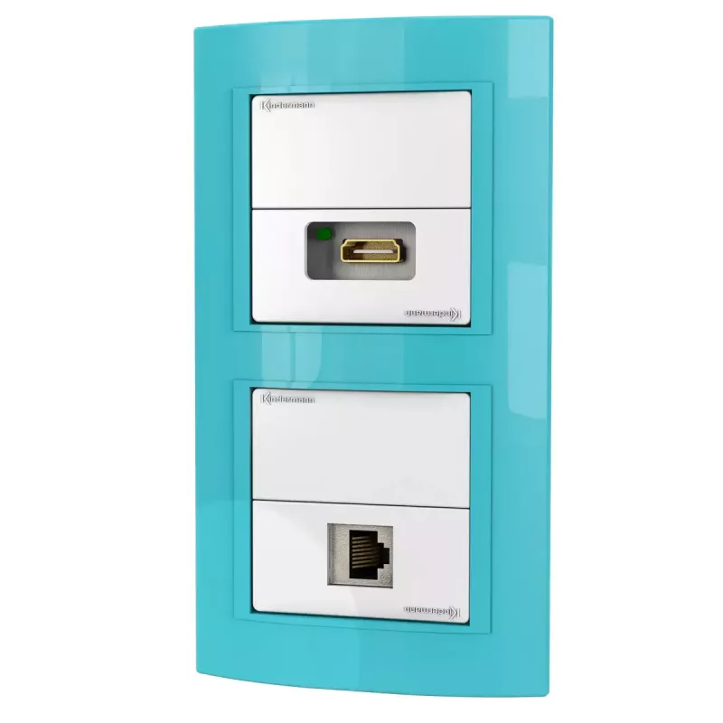 Pistikupesa RJ-45 + HDMI Kindermann 7456 000 544