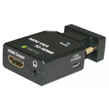 Techly Mini Converter VGA ja Audio HDMI-ks IDATA VGA-HDMINI