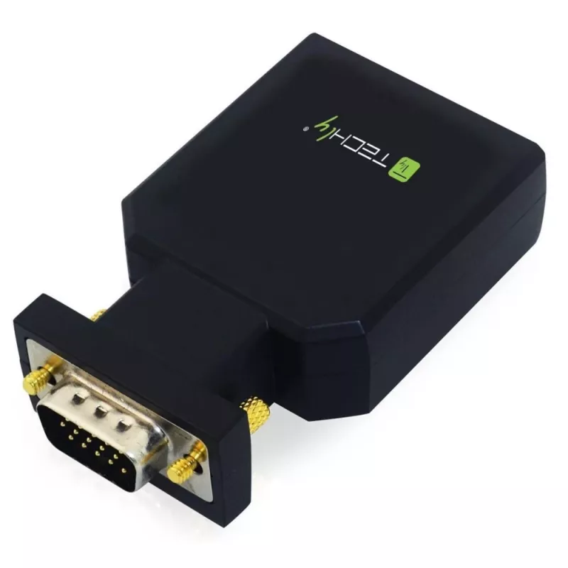 Techly Mini Converter VGA ja Audio HDMI-ks IDATA VGA-HDMINI