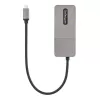 StarTech.com 3-pordiline USB-C mitme monitori adapter, USB USB-C → 3x DisplayPort 1.4 MST jaotur, kolmekordne 4K 60 Hz DP sülearvuti ekraanilaiend / jaotur, HDR, eriti pikk sisseehitatud kaabel – ainult Windows