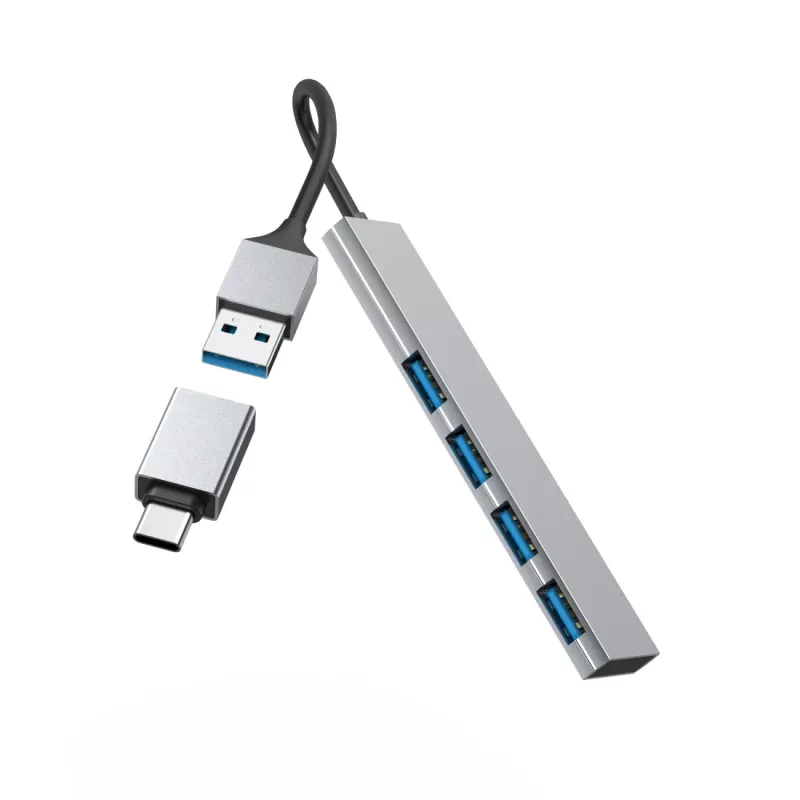Hama 00200141 liidesejaotur USB 3.2 Gen 1 (3.1 Gen 1) Type-A 5000 Mbit/s Hall