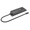 Techly IADAP-USBC-935 sülearvuti dokk/portide paljundaja Juhtmega USB 3.2 Gen 1 (3.1 Gen 1) USB-C Must