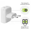 Seinalaadija d bramante re-charge Pro EU lame 2×USB-C 20W valge (siseruumides)