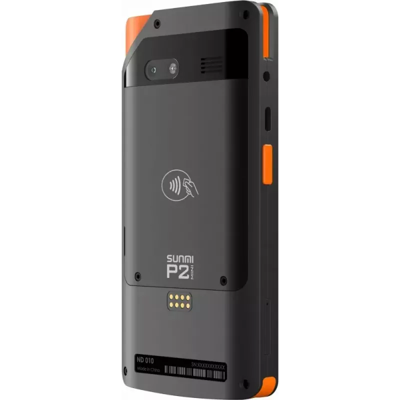 Mobiilne POS SUNMI P2 Mini 2 GB muutmälu, 16 GB salvestusruumi ja 5 MP kaameraga