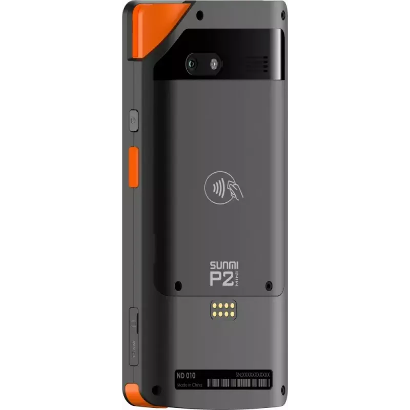 Mobiilne POS SUNMI P2 Mini 2 GB muutmälu, 16 GB salvestusruumi ja 5 MP kaameraga