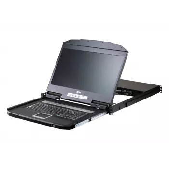 ATEN CL3116NX rack-konsool 47 cm (18,5 tolli) 1366 x 768 pikslit Metall, Plast Must 1U