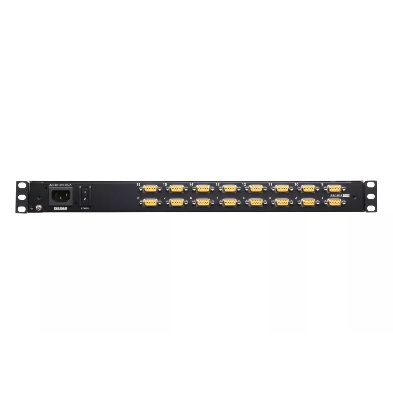ATEN CL3116NX rack-konsool 47 cm (18,5 tolli) 1366 x 768 pikslit Metall, Plast Must 1U