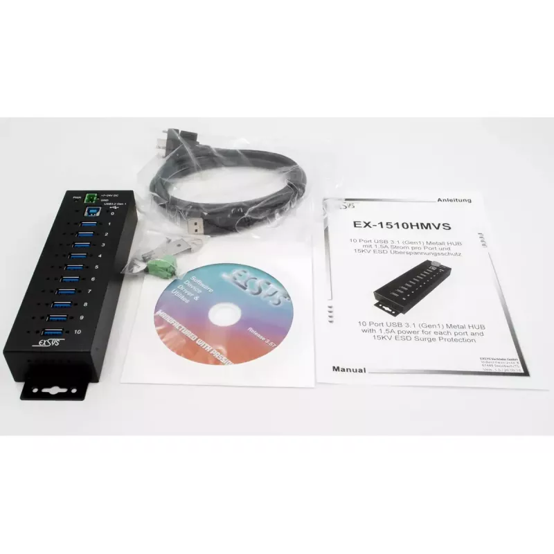 USB-jaotur EXSYS EX-1510HMVS