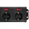 Hama 00137259 pikendusjuhe 1,4 m 6 vahelduvvoolupesa Siseruumidesse Must