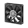 Fan Arctic P8 õhuke PWM PST 80mm madalprofiil 38,23 m³/h vedeldünaamiline laager must