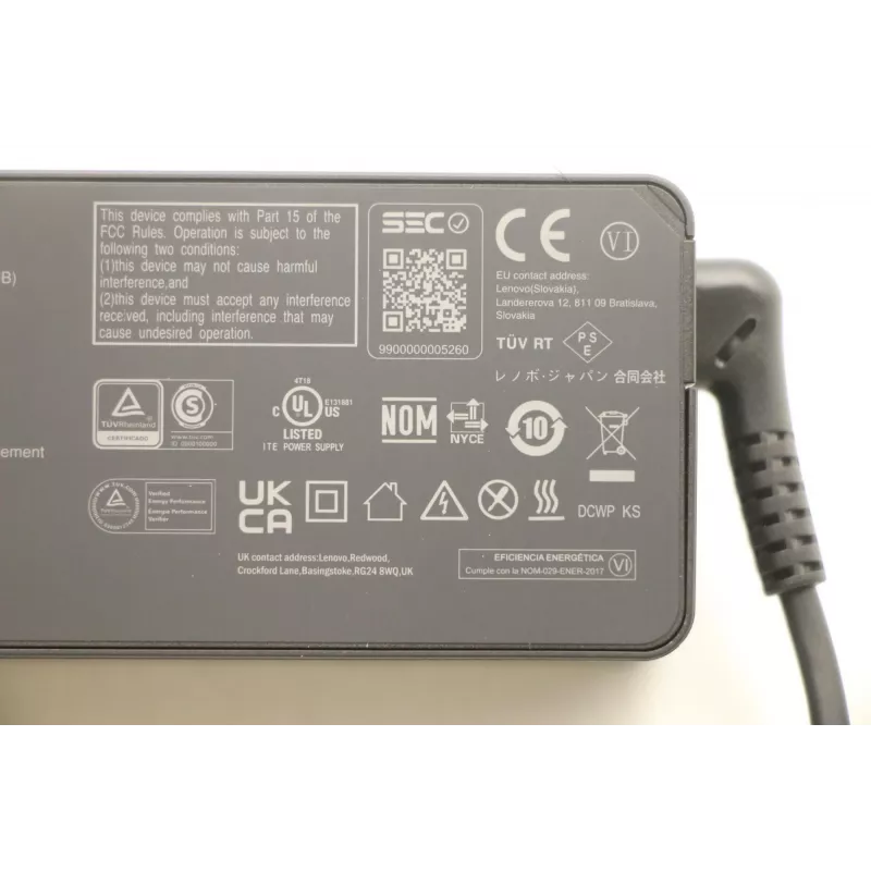 Vahelduvvooluadapter 65 W USB USB-C Lenovo 5A10W86303, USB-C PD toiteplokk 65 W
