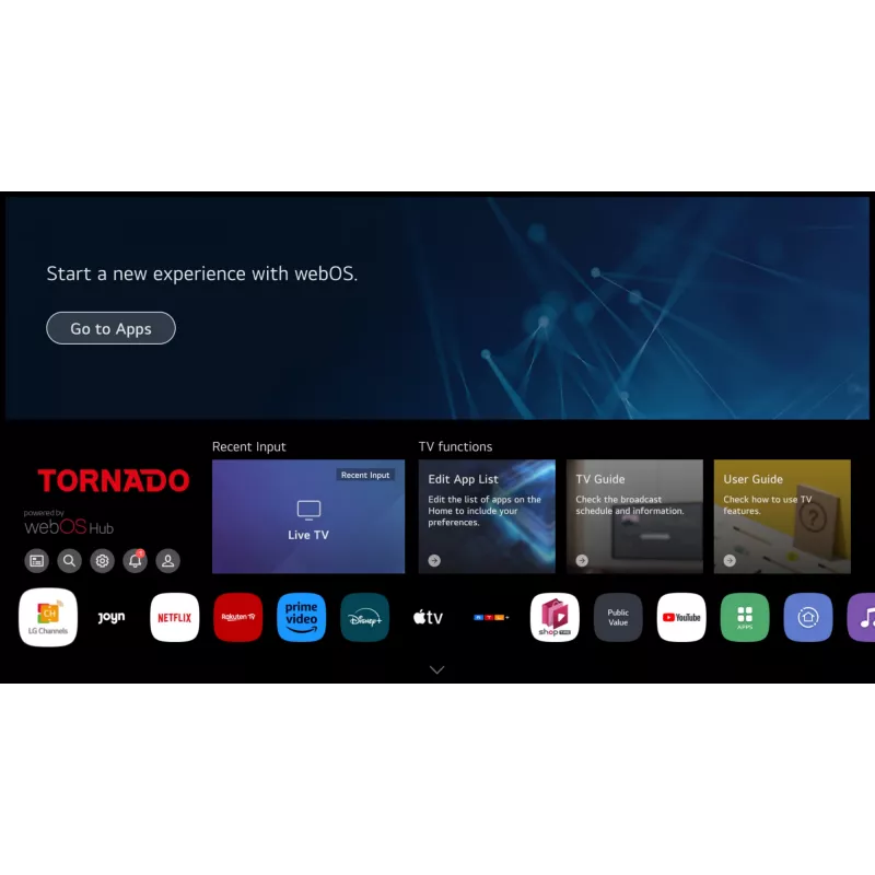 TORNADO 32ES4301X | 32” HD raamita WebOS nutiteler