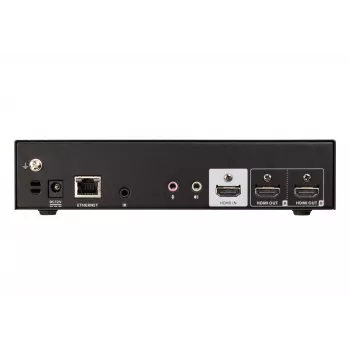 ATEN sujuva esitluse lüliti Quad V-ga, HDMI, USB Type-A, metall, must, 60 Hz, 15 m