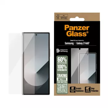 Ekraanikaitse PanzerGlass Samsung Galaxy Z Fold7 jaoks — Ultra-Wide Fit