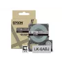 Epson Matte Tape – Hall/Must 24mm(8m) – LK-6ABJ, Must hallil, LK, Must, Hall, Epson, LabelWorks LW-C610, 2,4 cm