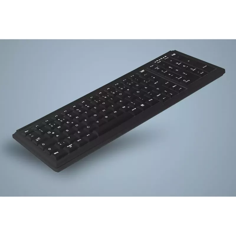 Contour Design Active Key AK-7000 klaviatuur Tööstuslik USB AZERTY Prantsuse Must