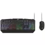 MediaRange MRGS102 mänguklaviatuuri ja hiire komplekt USB QWERTZ must RGB