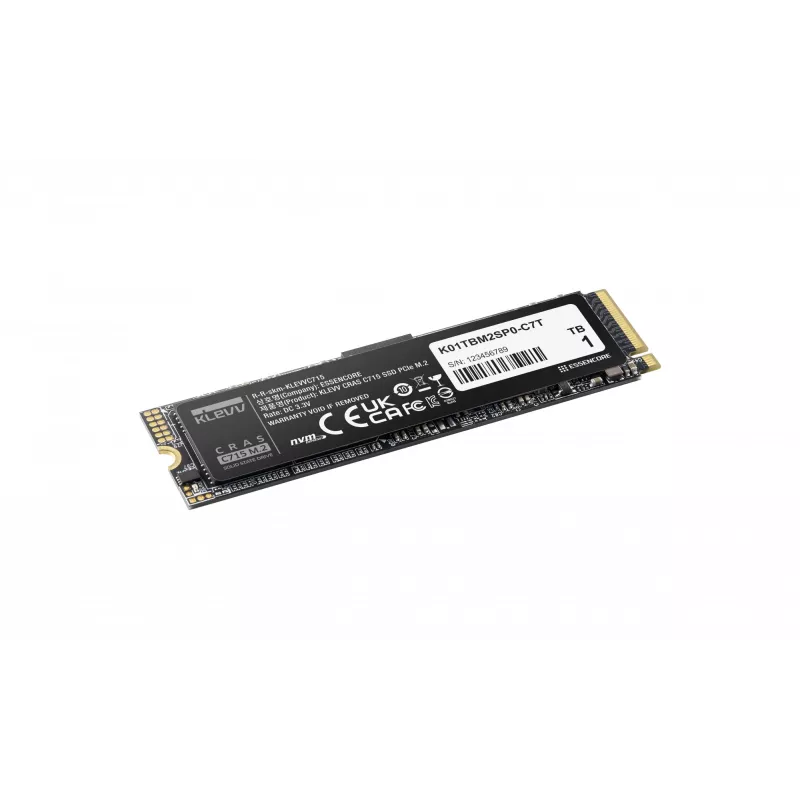 SSD-ketas KLEVV 1 TB M.2 2280 PCIe Gen3 NVMe K01TBM2SP0-C7T
