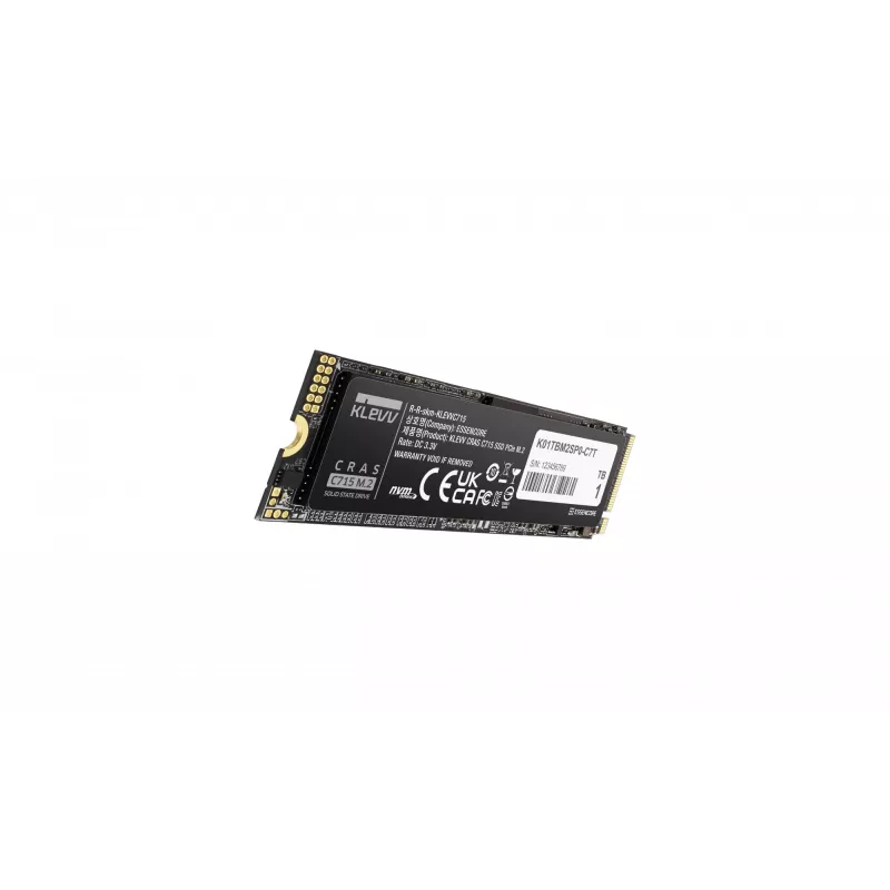SSD-ketas KLEVV 1 TB M.2 2280 PCIe Gen3 NVMe K01TBM2SP0-C7T
