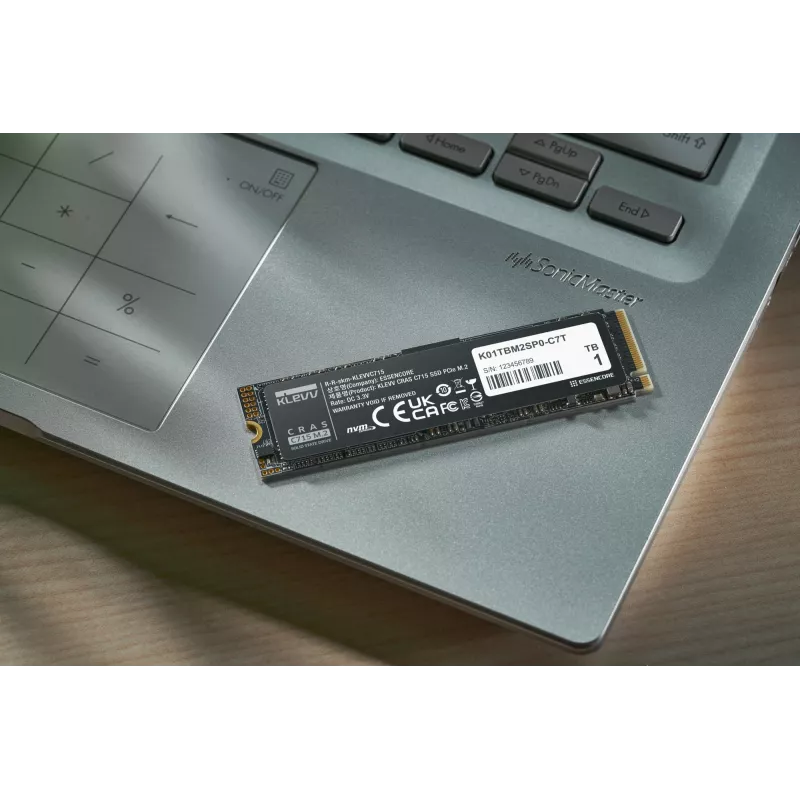 SSD-ketas KLEVV 1 TB M.2 2280 PCIe Gen3 NVMe K01TBM2SP0-C7T