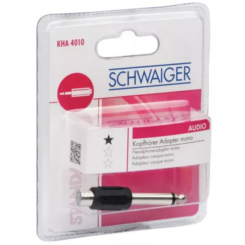 Adapter RCA Schwaiger KHA4010 533 6,3 mm must